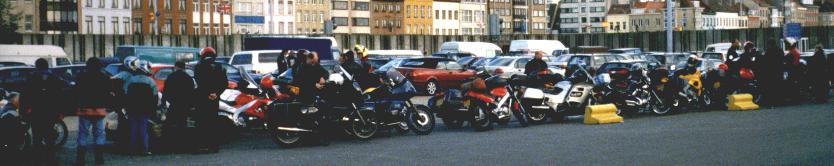 Oostende ferry queue