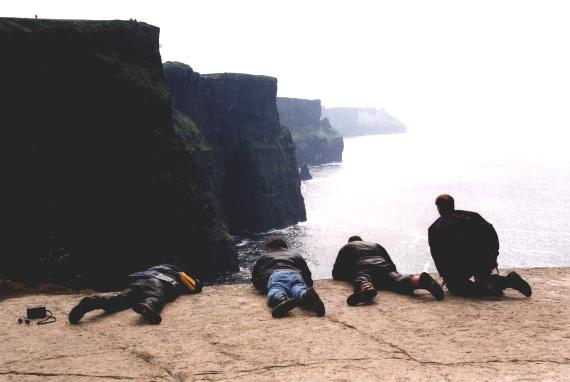 Afraid at the Cliffs of Moher