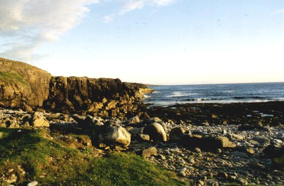 Evening coastline