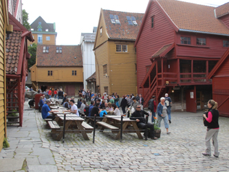 steegje in de Bryggen