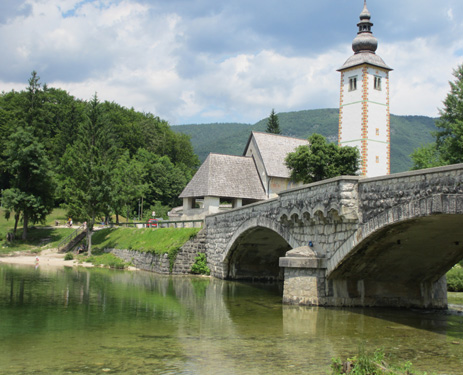 het meer van Bohinj